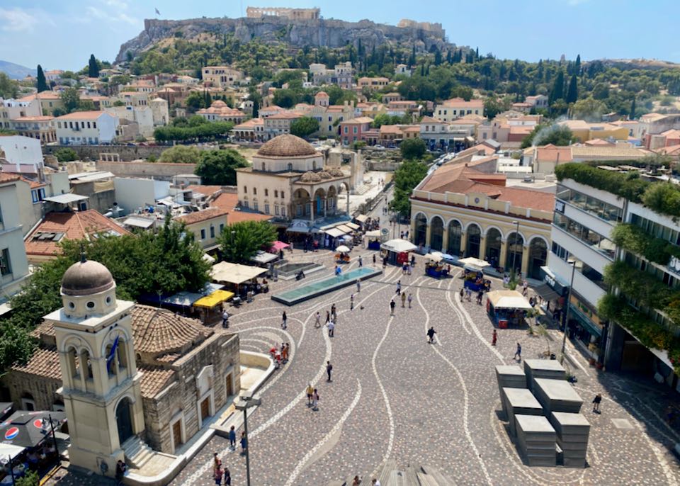 Top attractions in Athens, Greece.