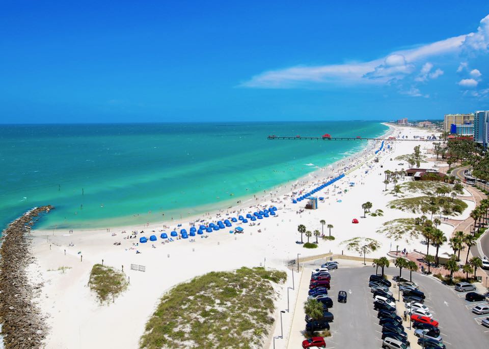 Best beach hotels in Clearwater near Tampa.