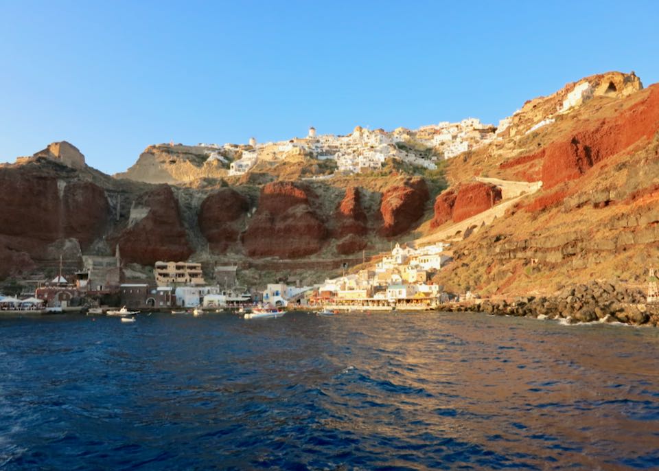 Oia in Santorini, Greece.