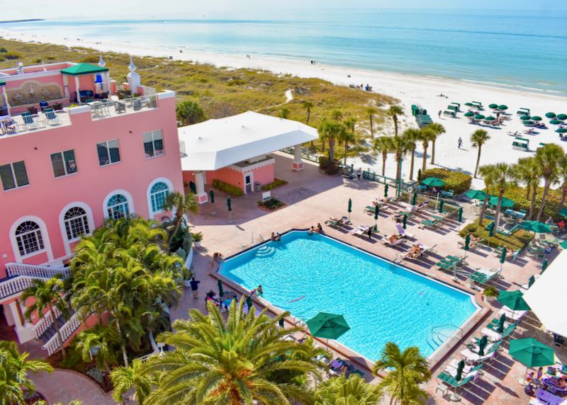 Best family resort at St Pete Beach near Tampa.
