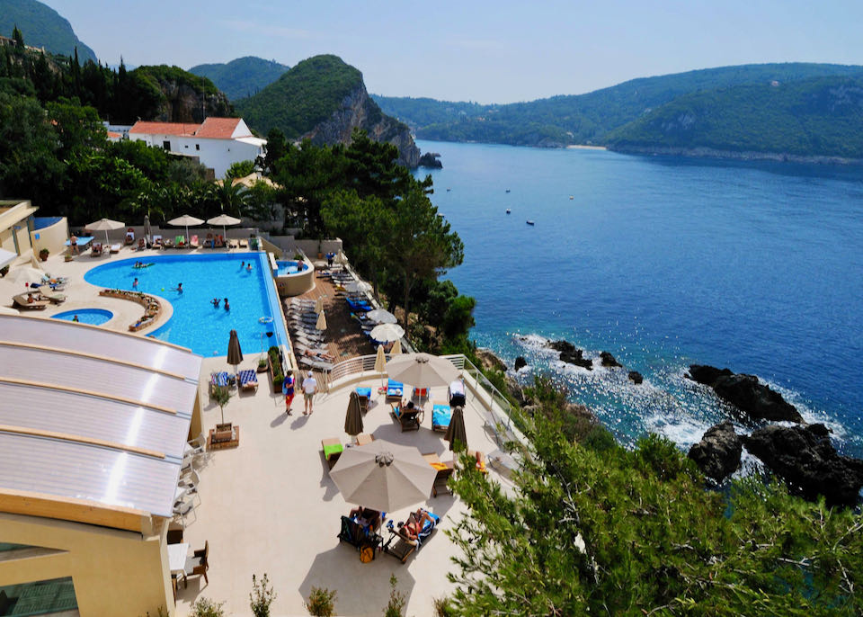 Best beach resort in Corfu.