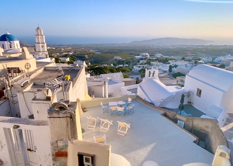 Best place to stay in Pyrgos, Santorini.