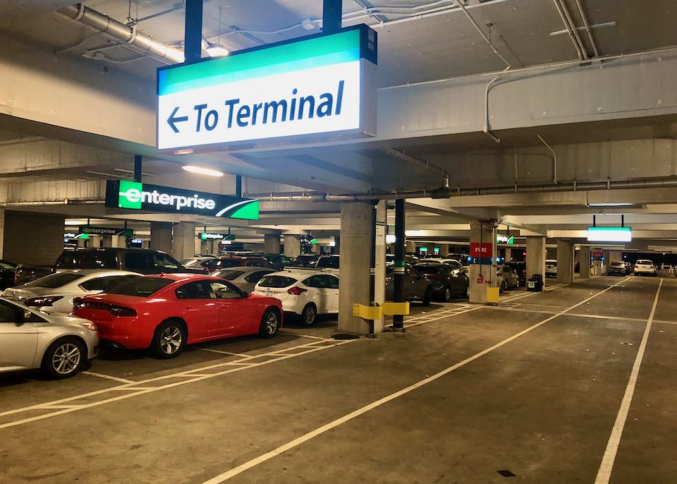 Returning at the Airport Rental Car Facility is easy. 