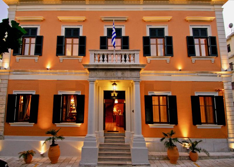Luxury hotel in Corfu Town.