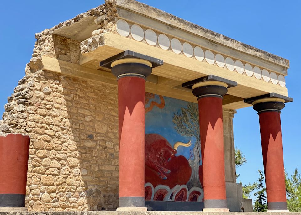 Knossos near Heraklion, Crete.