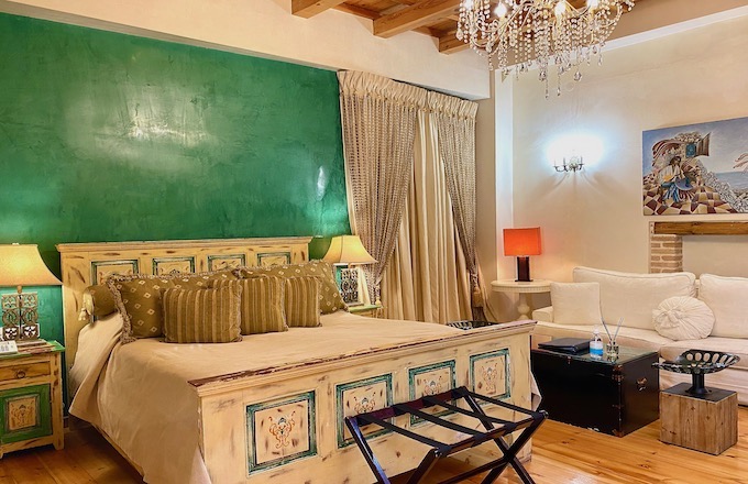 A Junior Suite at Avli Lounge Apartments in Rethymnon, Crete