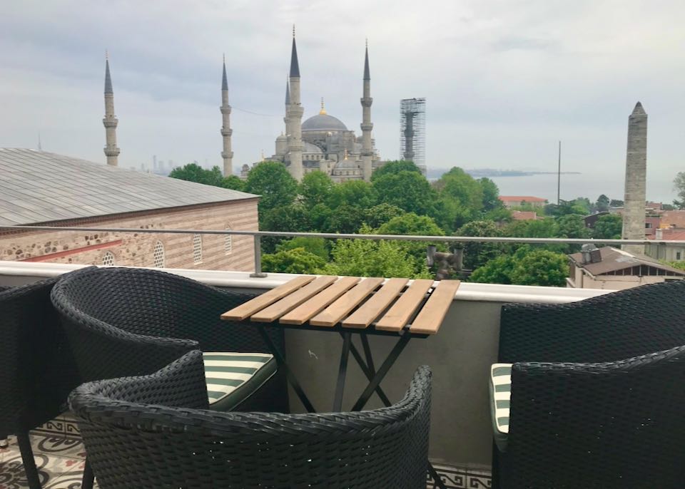 Hotel close to Blue Mosque in Istanbul.