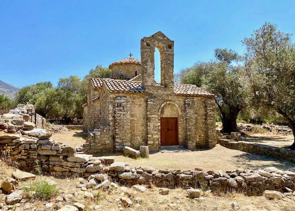 Historical church in Naxos.