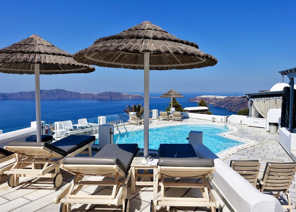 Hotel in Santorini, Greece