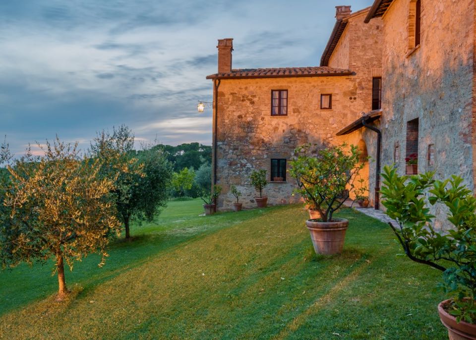 Romantic agriturismo in Tuscany.