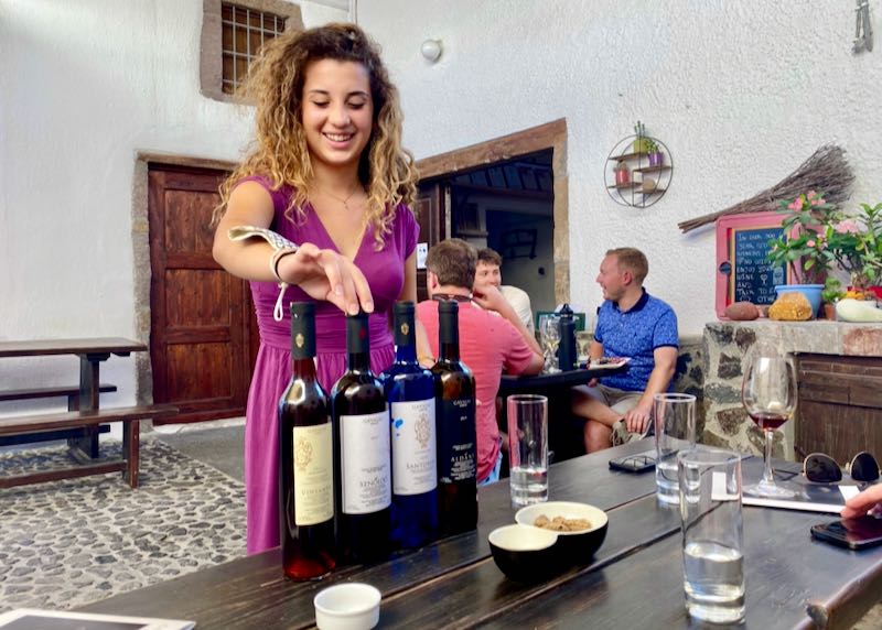 Santorini wine tour.