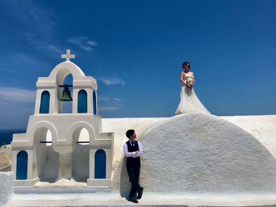 Wedding in Santorini.