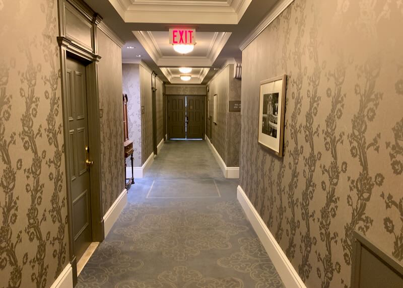 Corridor leading to Fairmont Queen Rooms