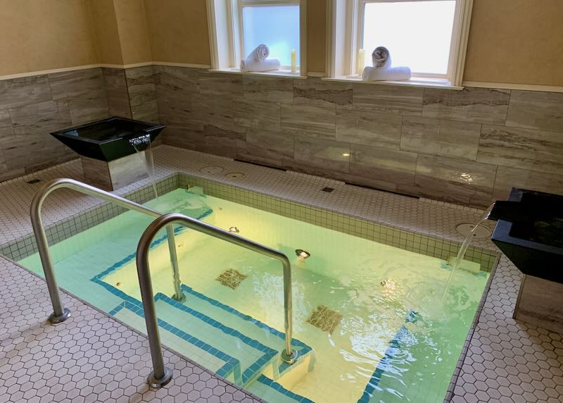 Whirlpool at Fairmont Empress hotel's spa