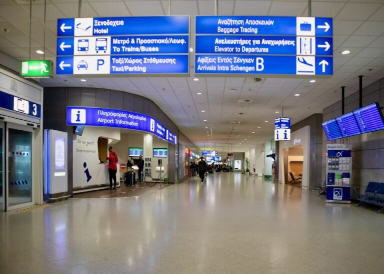 Vibrant Car Rental Airport Greece Background for Desktop Vibrant Car Rental Airport Greece Background for Desktop