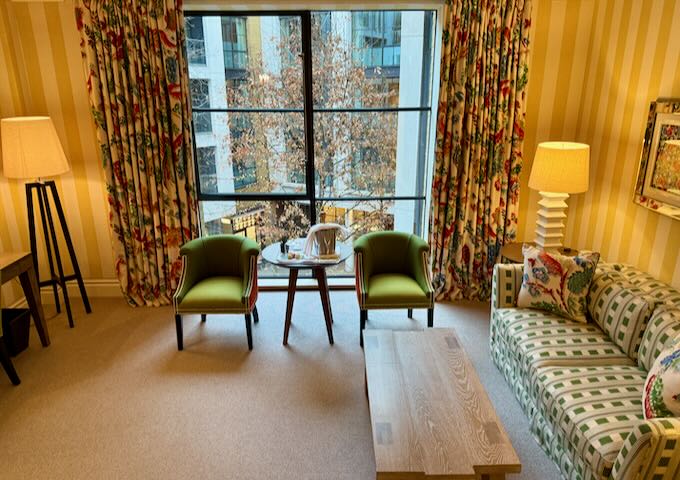 Our room at the Ham Yard Hotel in London.