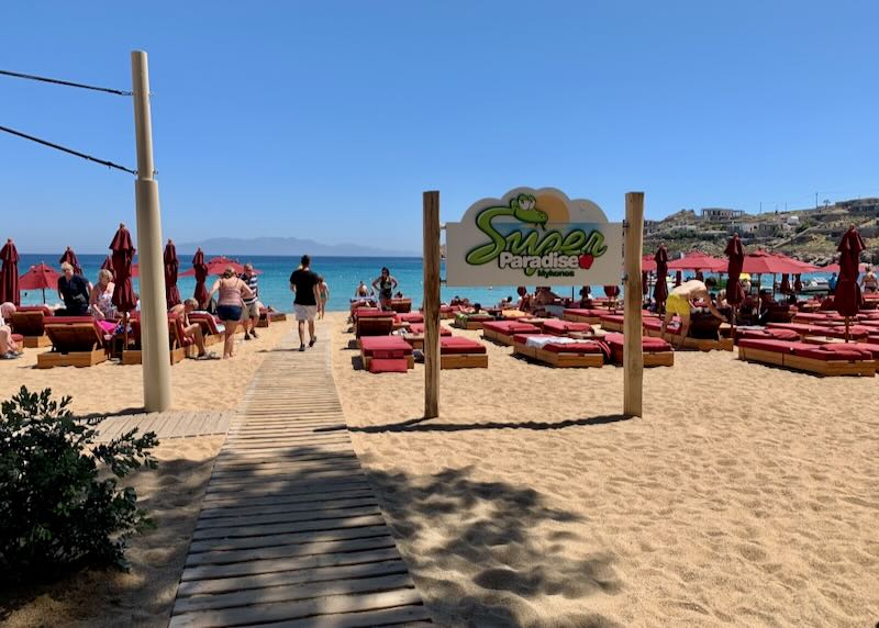 Super Paradise Beach Club in Mykonos