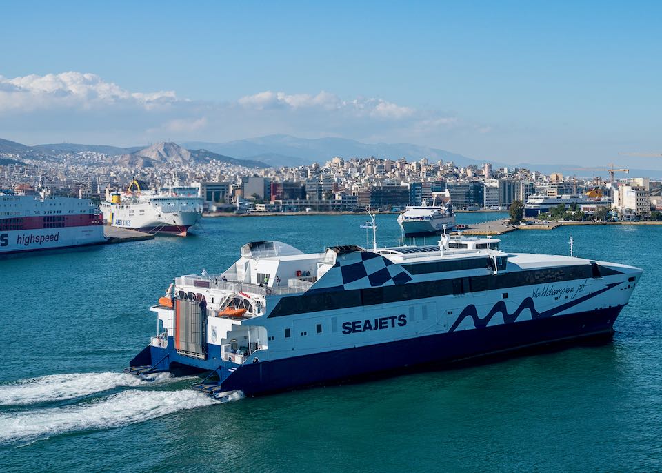 Ferries from Athens to Heraklion, Crete.
