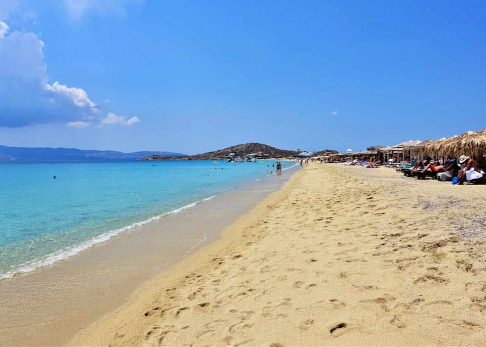 Best beach resort in Naxos, Greece.