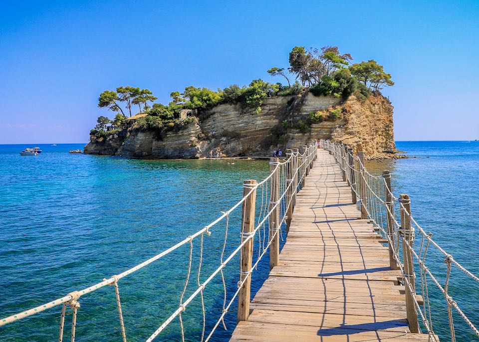 Best Greek island for weddings, receptions, and honeymoons.