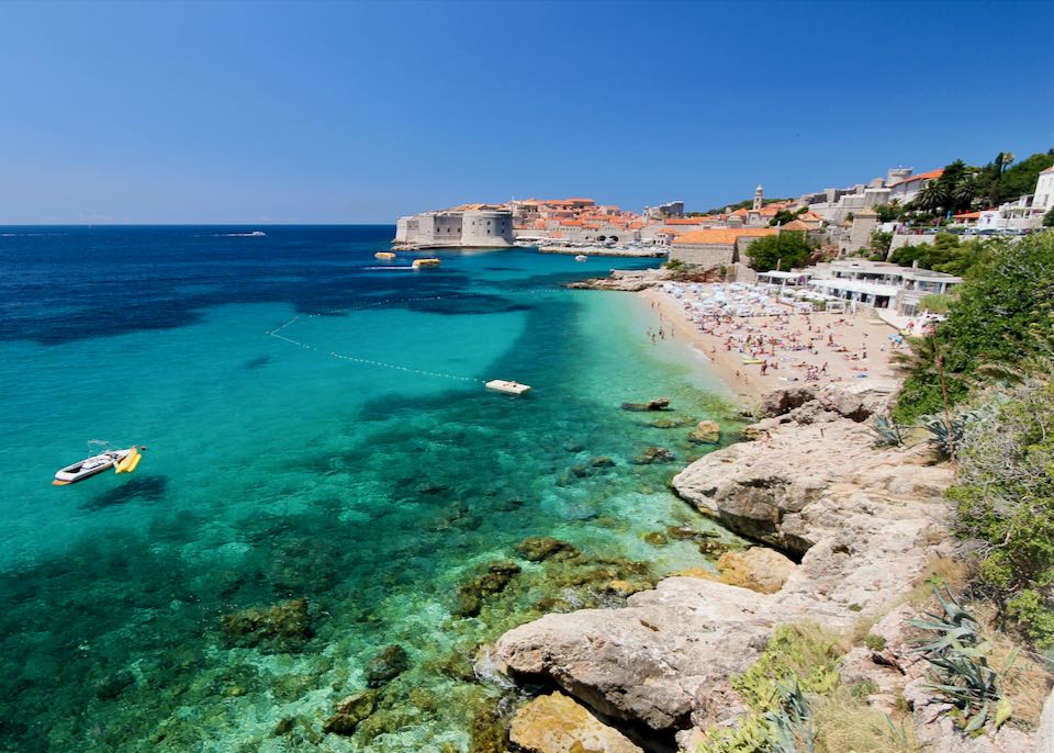 Beach resort near Dubrovnik.