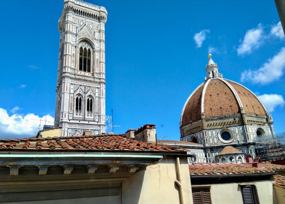 Best boutique hotel in Florence with view of the Duomo.