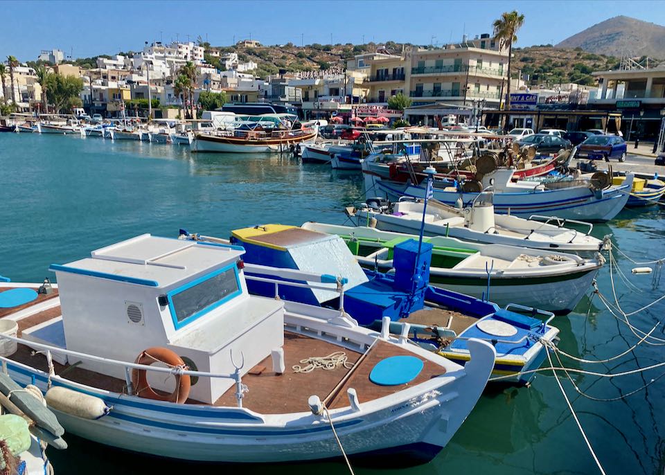 Staying in Elounda, Crete.