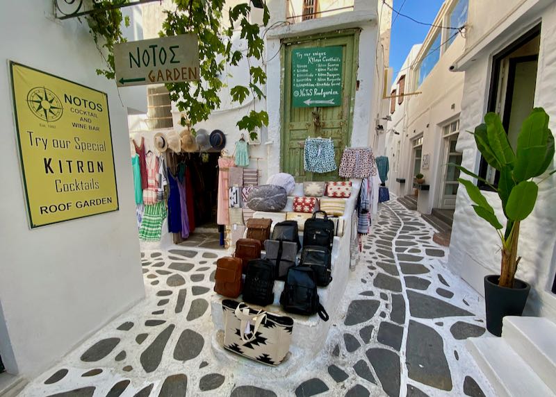 Old Town Naxos Town.