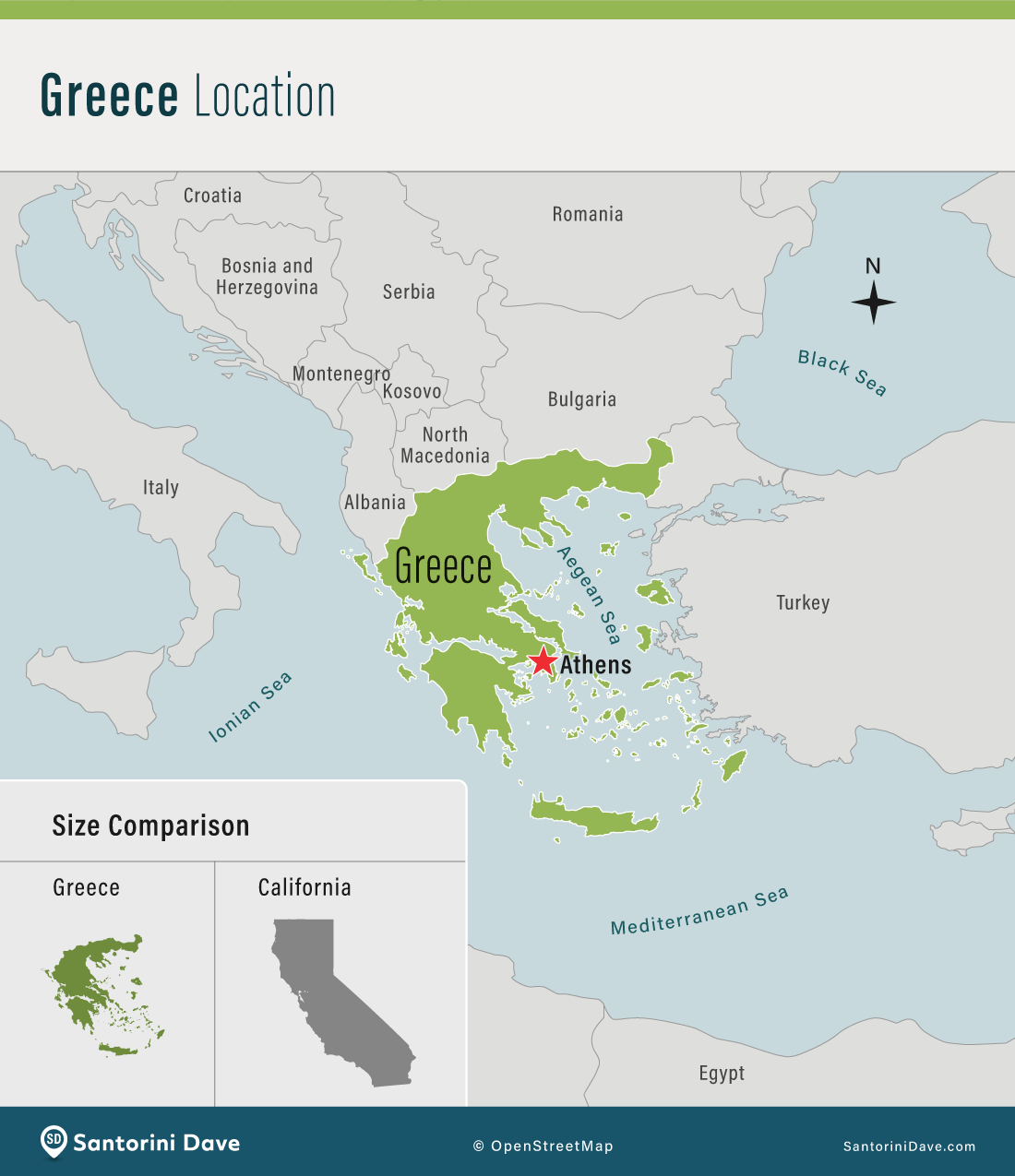 Location of Greece.