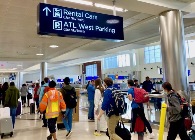 Atlanta Airport Car Rental Map 