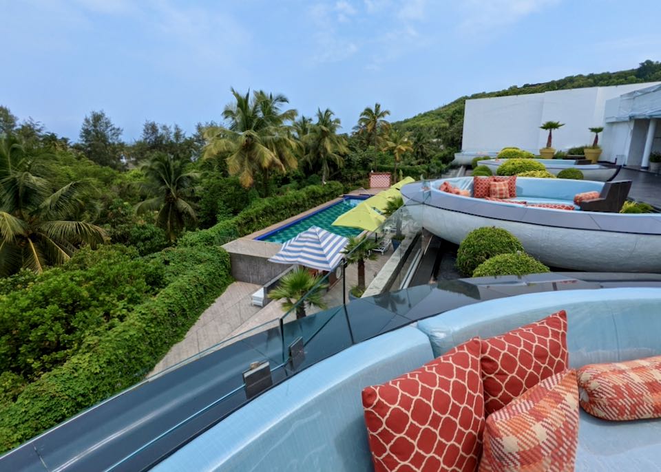 Luxury resort in Goa.