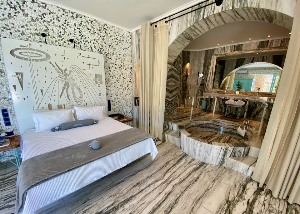 Honeymoon suite at Ios Beach Resort.