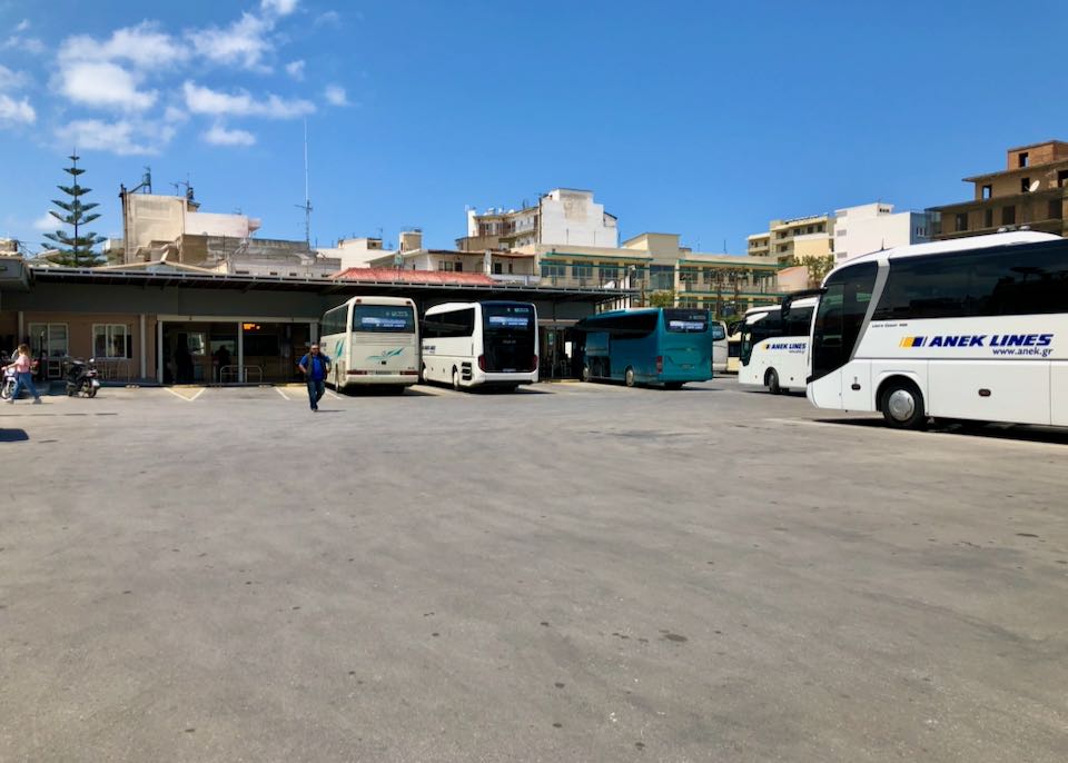 Chania Bus Station.