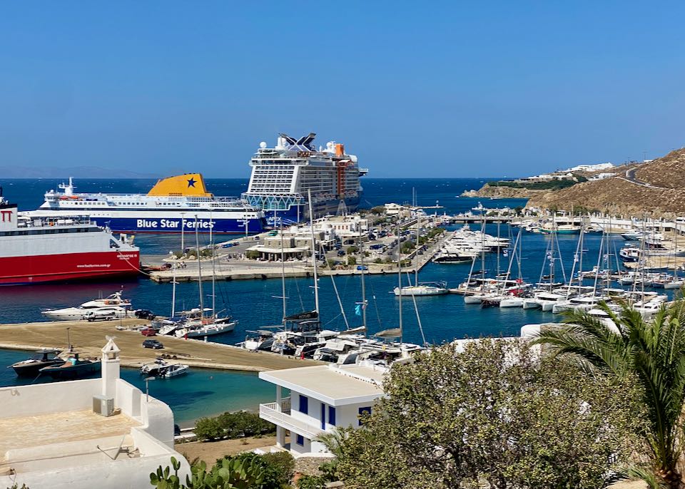 New Port in Mykonos.