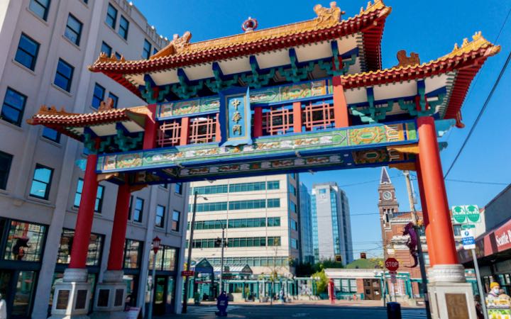 Chinatown in Seattle.