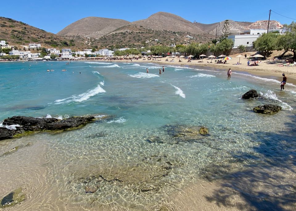 Great beach in Syros.