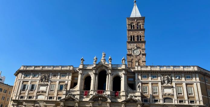 Basilica Papale di Santa Maria Maggiore near Termini Train Station. 