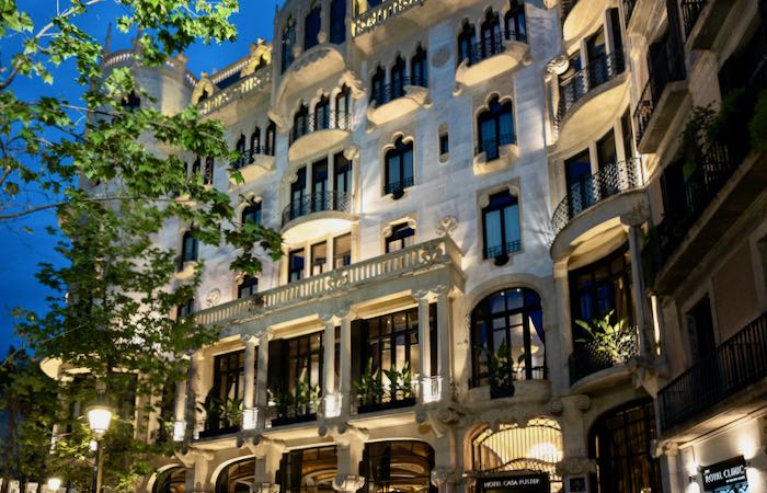 Boutique hotel in central Barcelona.