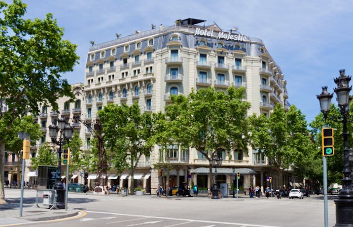 5-star hotel in central Barcelona.
