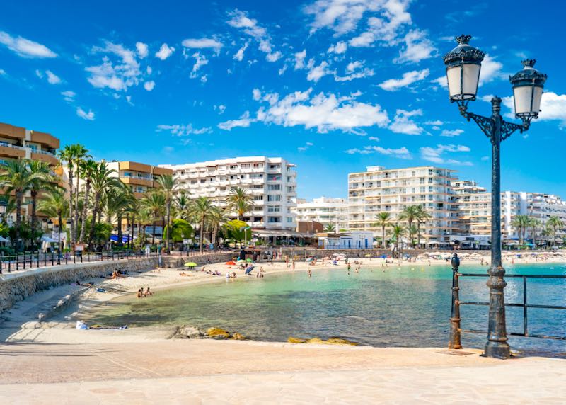 Best beach town in Ibiza.