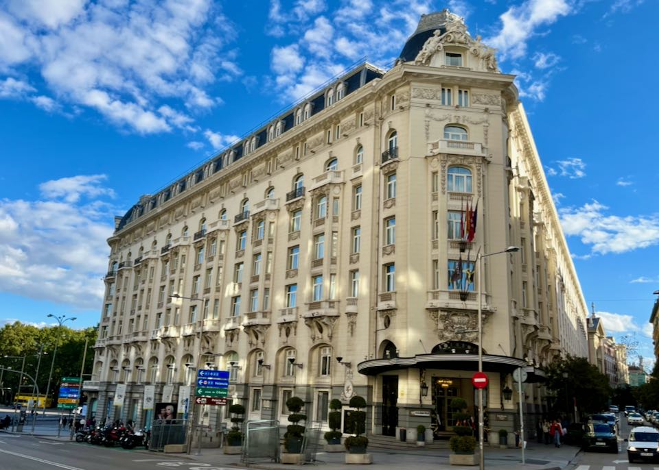 Hotel in central Madrid.