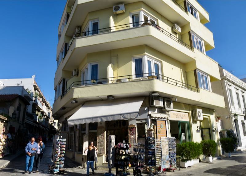 Cheap hotel in Plaka Athens.