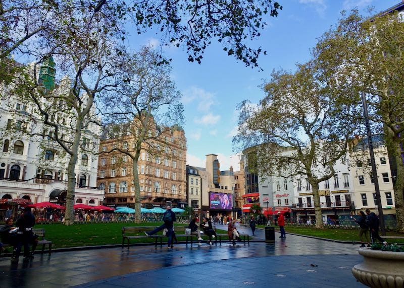 Leicester Square in London.