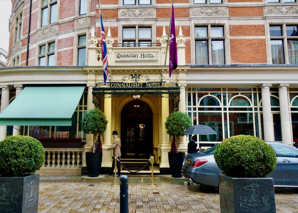 Luxury hotel in London.
