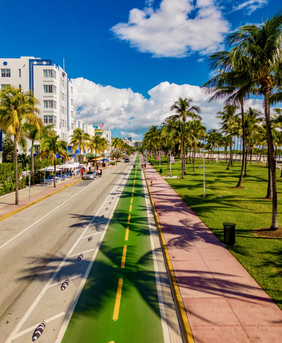 South Beach in Miami.