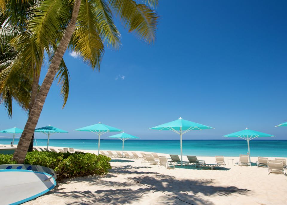 Best beach to stay at in Cayman Islands.