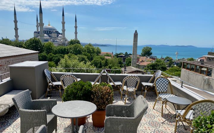 Hotel in Istanbul with great views.