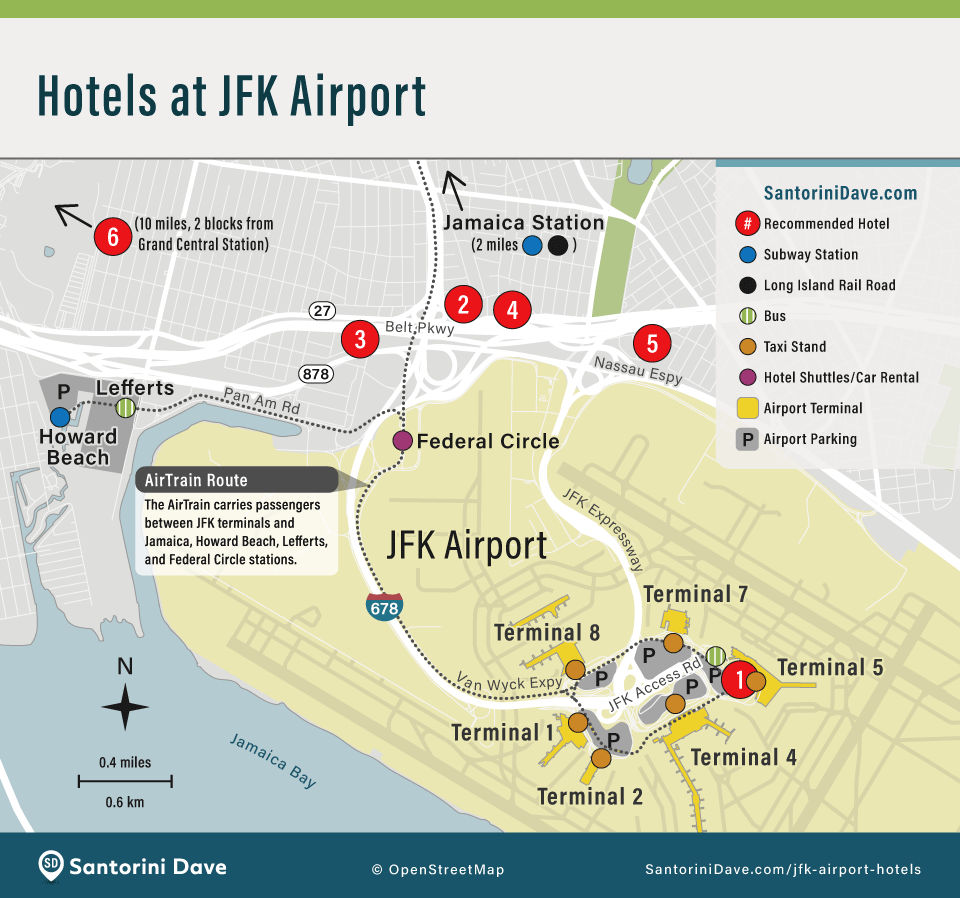 Hotels near JFK Airport.