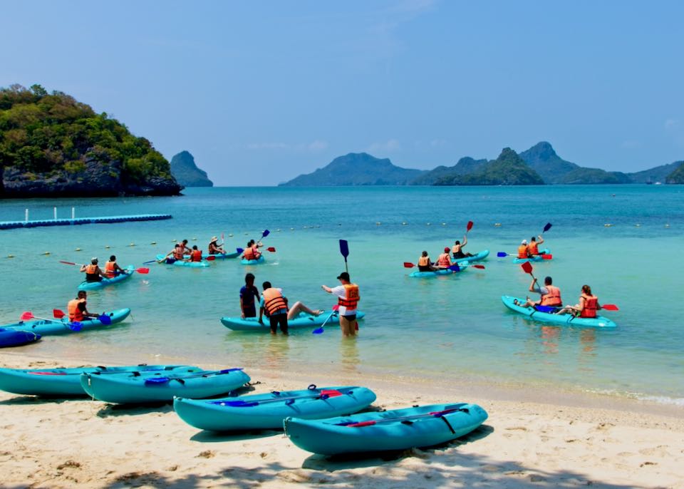 Best place to stay in Koh Samui for kayaking and snorkeling.