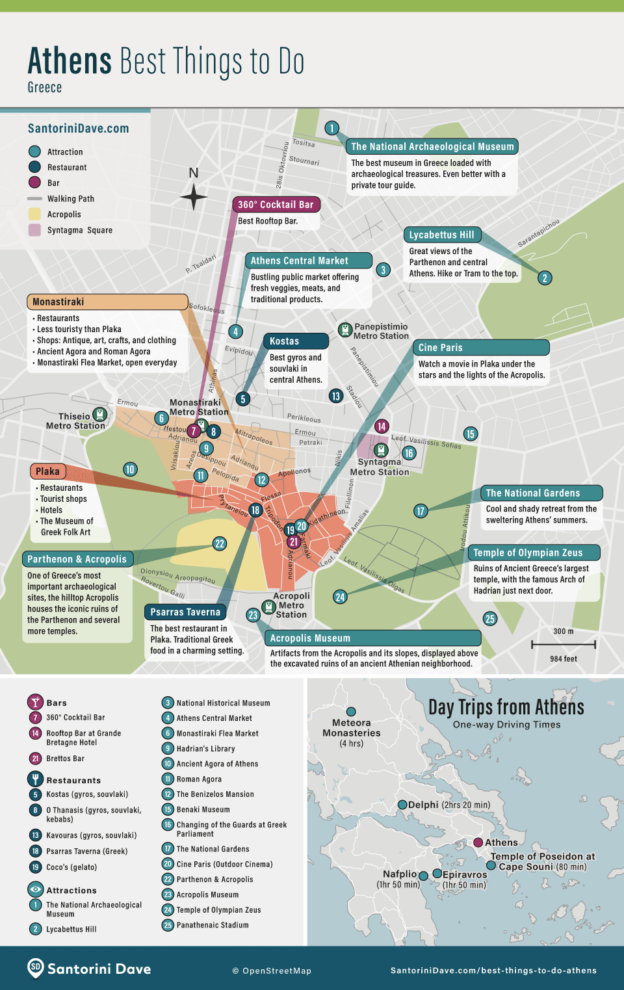 Map Athens Best Things To Do 1 624x990 